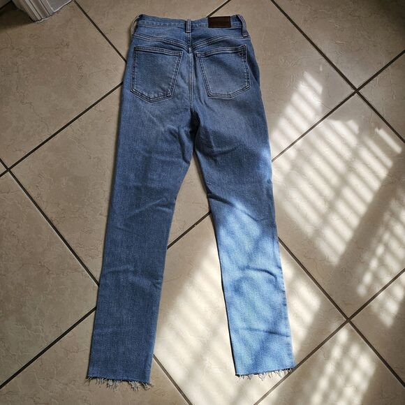 Madewell Women's Size 24T The Perfect Vintage Jeans 27.5 Inseam Distressed Style - Picture 11 of 16